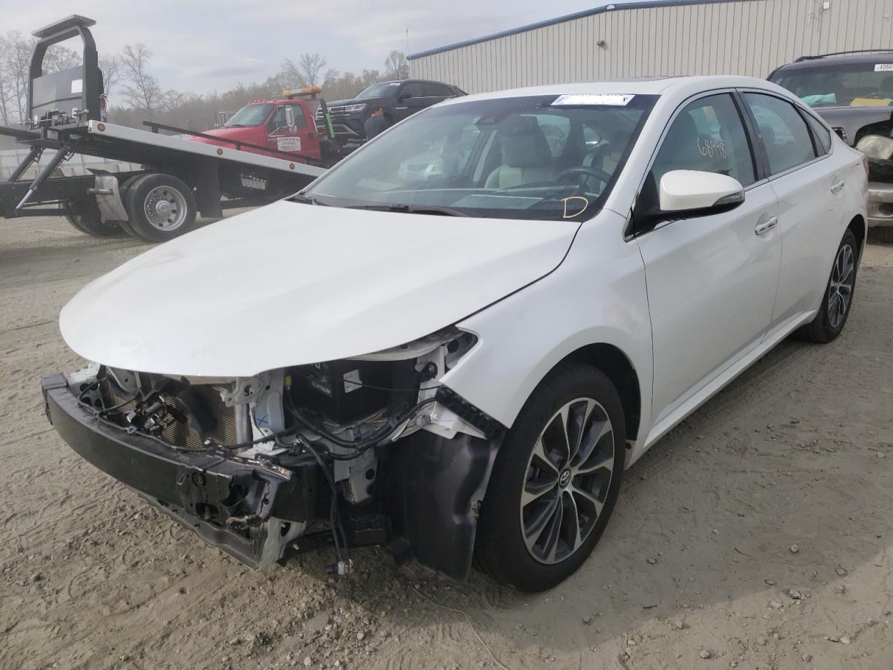 Toyota Avalon Xle 2018 White 3.5L 6 vin: 4T1BK1EB9JU272779
