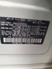 2015 Subaru forester| White | 2.5L AWD | VIN: JF2SJAXC9GH436483