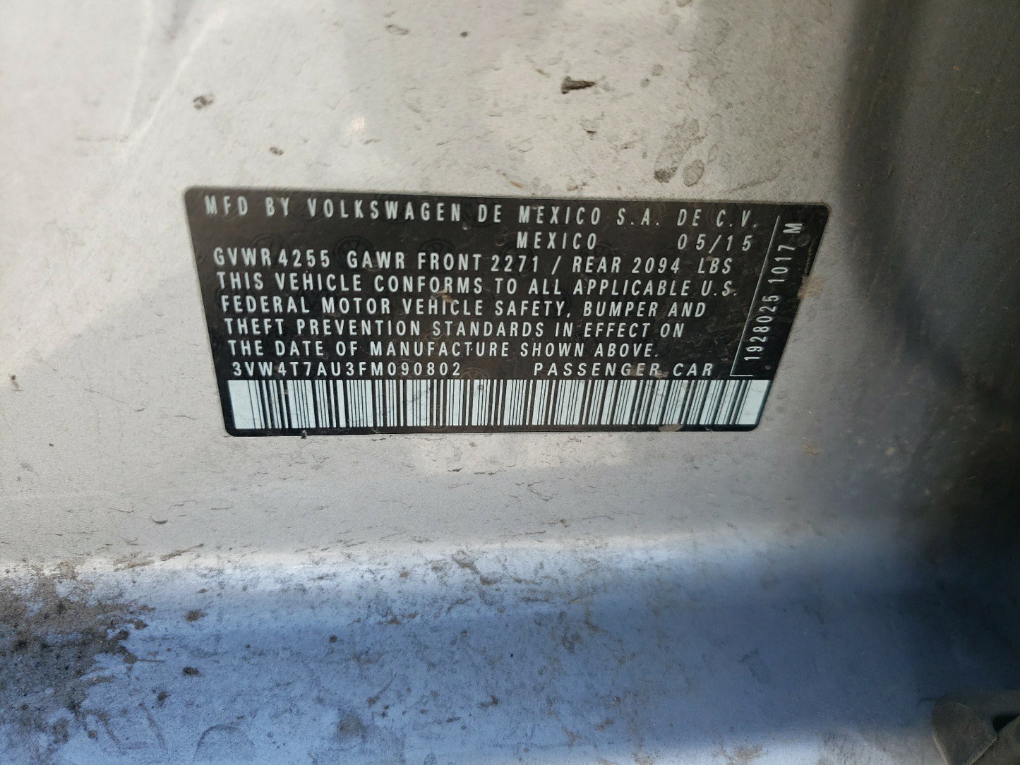 2015 VOLKSWAGEN GTI - 3VW4T7AU3FM090802