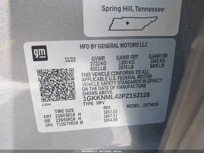 2023 GMC Acadia SLT FWD | 2.0L Turbo | VIN: 1GKKNML42PZ152128