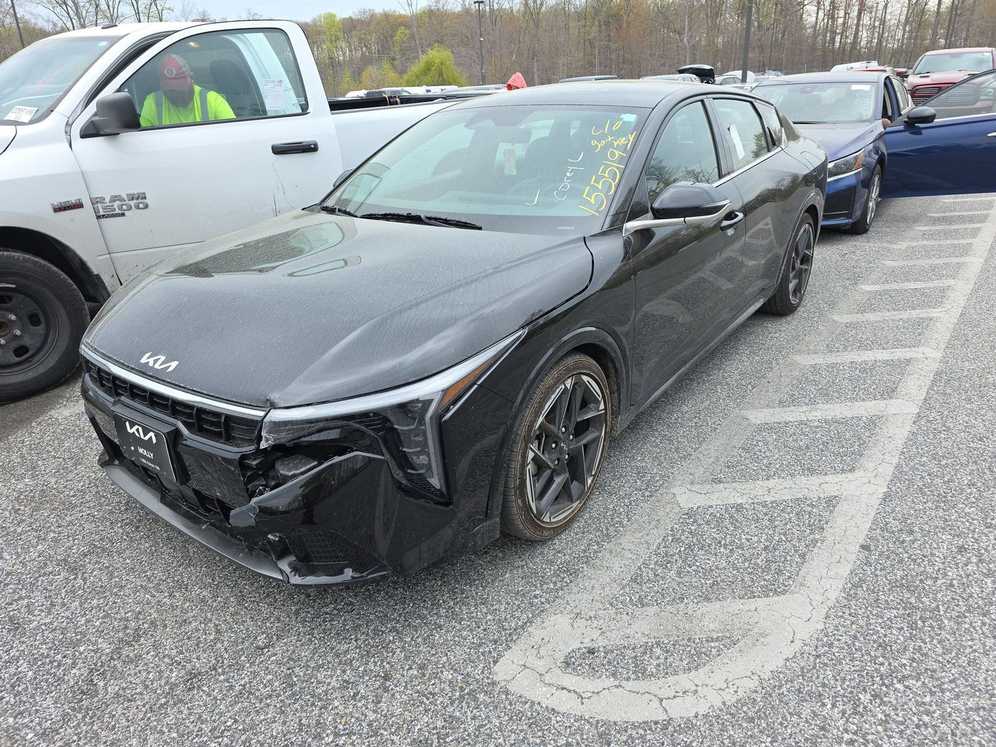 Kia K4 GT-Line 2025 Black – Low Miles FWD Sedan with Sunroof | VIN: 3KPFW4DE2SE055534