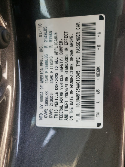 2010 ACURA TL - 19UUA8F25AA013345