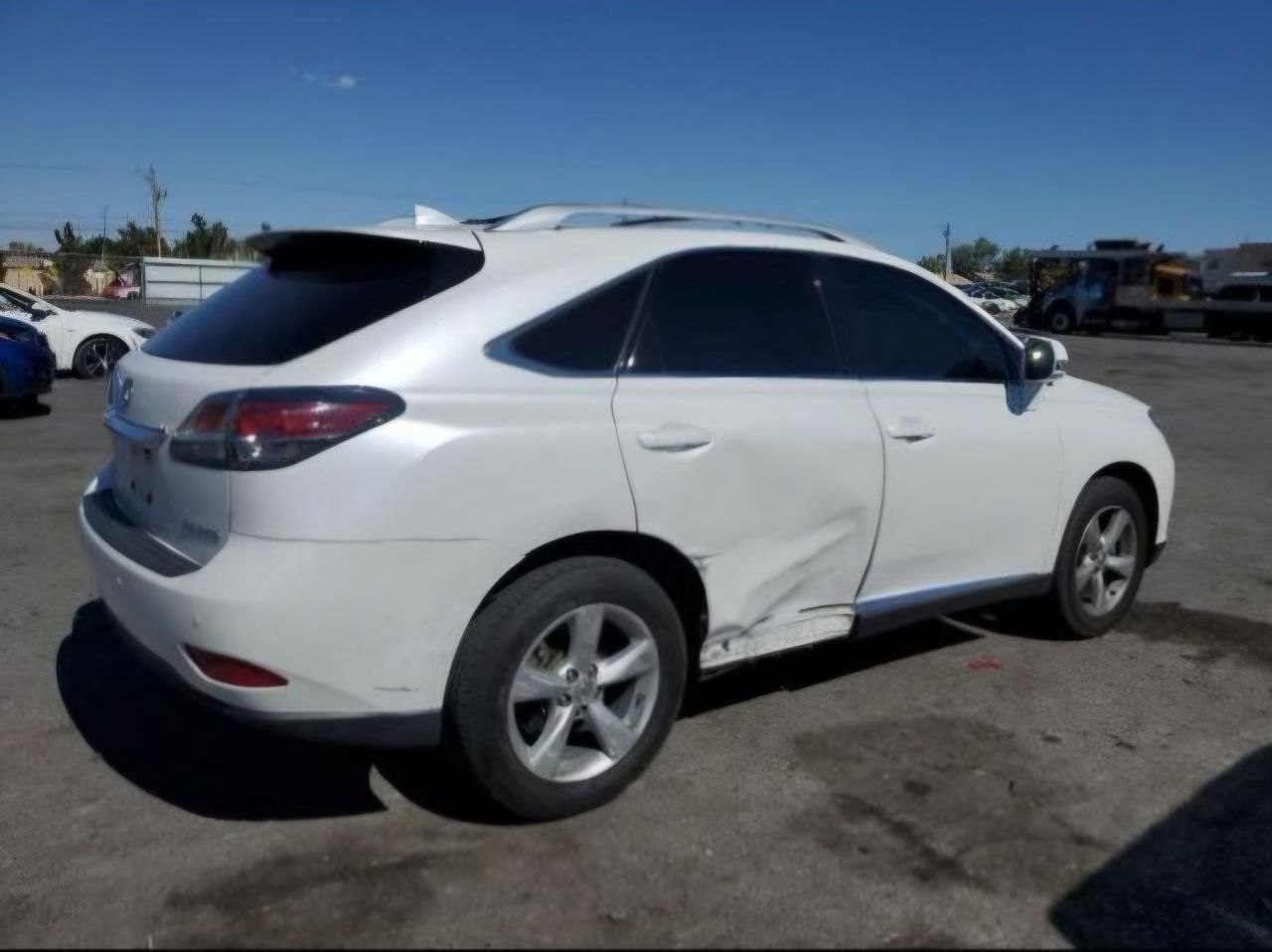 LEXUS RX350 BASE 2014 WHITE 3.5L6 VIN: 2T2ZK1BA8FC169666