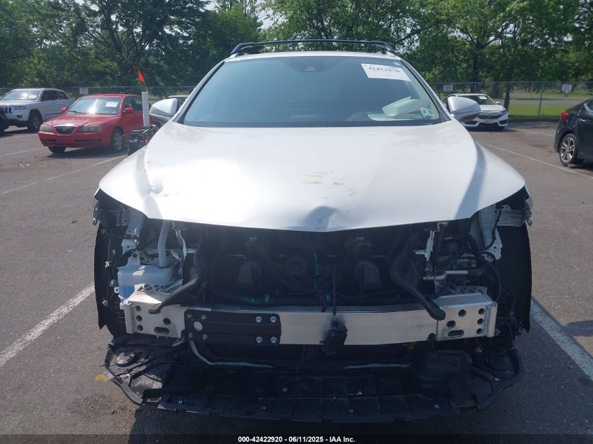 Lexus RX 450h 2022 AWD гибрид белый | VIN 2T2HGMDA3NC091105