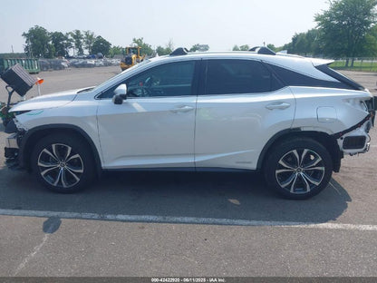 Lexus RX 450h 2022 AWD гибрид белый | VIN 2T2HGMDA3NC091105