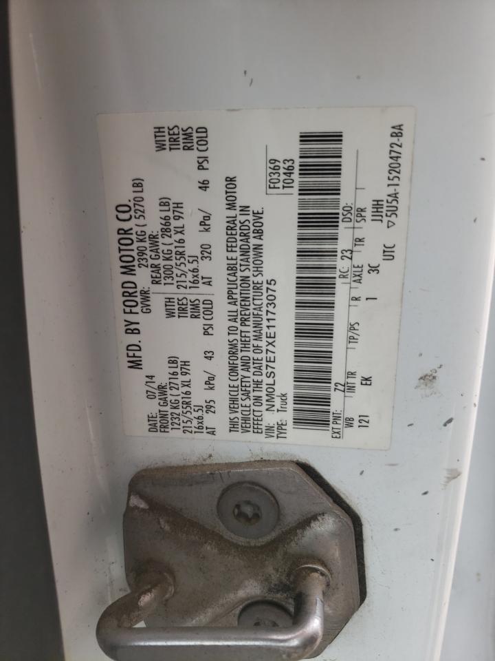 2014 FORD TRANSIT CO - NM0LS7E7XE1173075