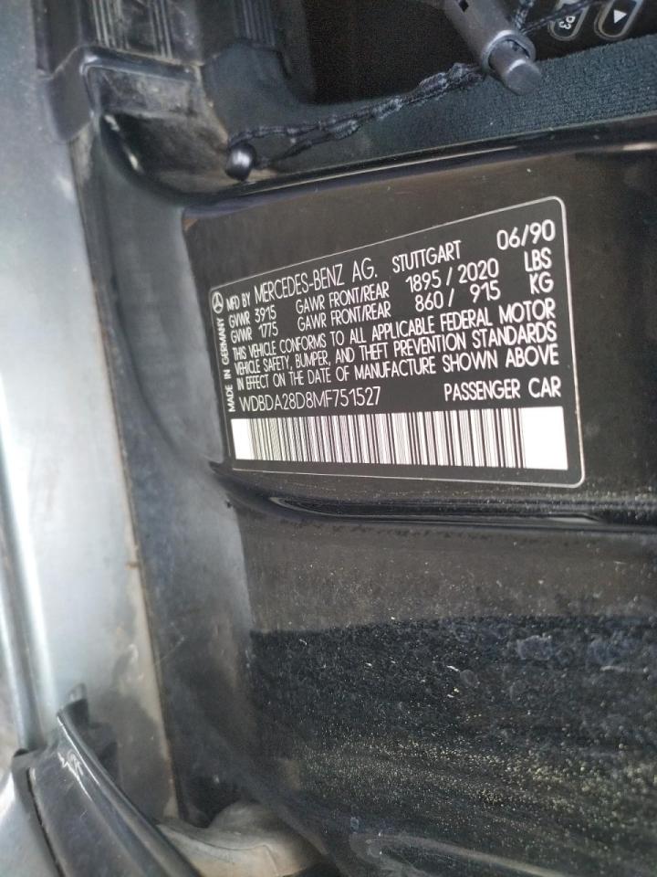 1991 MERCEDES-BENZ 190 E 2.3 - WDBDA28D8MF751527