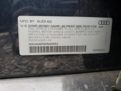 2017 AUDI A8 L QUATT - WAU44AFD5HN009052
