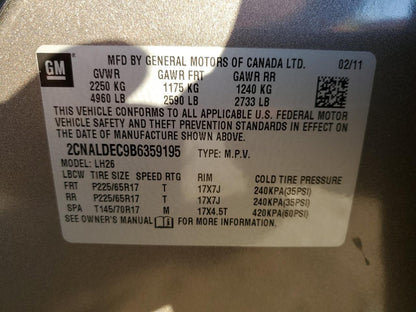 2011 CHEVROLET EQUINOX LT - 2CNALDEC9B6359195