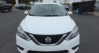 Nissan Sentra S 2019 White – 1.8L FWD Sedan, Run & Drive | VIN: 3N1AB7AP1KY406190
