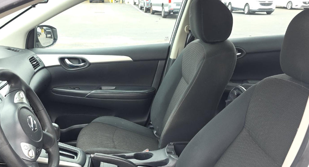 Nissan Sentra S 2019 White – 1.8L FWD Sedan, Run & Drive | VIN: 3N1AB7AP1KY406190