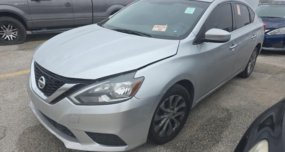 Nissan Sentra S 2019 White – 1.8L FWD CVT Sedan, Backup Camera | VIN: 3N1AB7AP8KY383183
