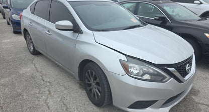 Nissan Sentra S 2019 White – 1.8L FWD CVT Sedan, Backup Camera | VIN: 3N1AB7AP8KY383183