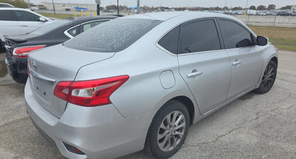 Nissan Sentra S 2019 White – 1.8L FWD CVT Sedan, Backup Camera | VIN: 3N1AB7AP8KY383183