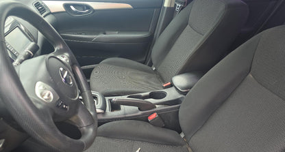 Nissan Sentra S 2019 White – 1.8L FWD CVT Sedan, Backup Camera | VIN: 3N1AB7AP8KY383183
