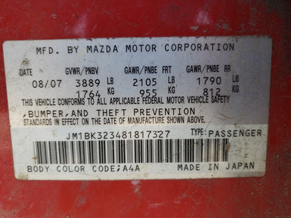 2008 MAZDA 3 S - JM1BK323481817327