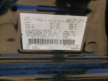 2012 MITSUBISHI GALANT FE - 4A32B2FF3CE016899