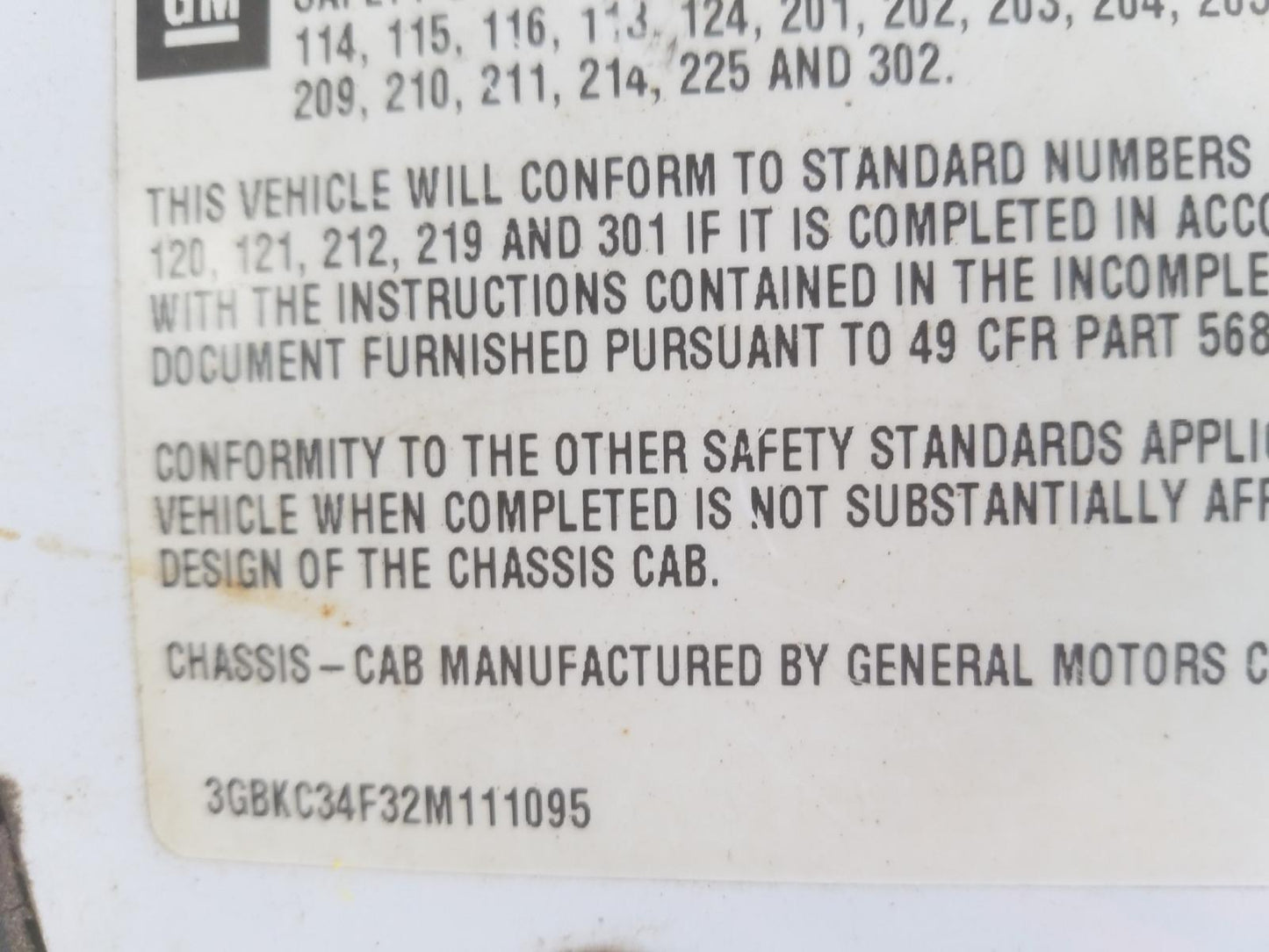 2002 CHEVROLET SILVERADO - 3GBKC34F32M111095