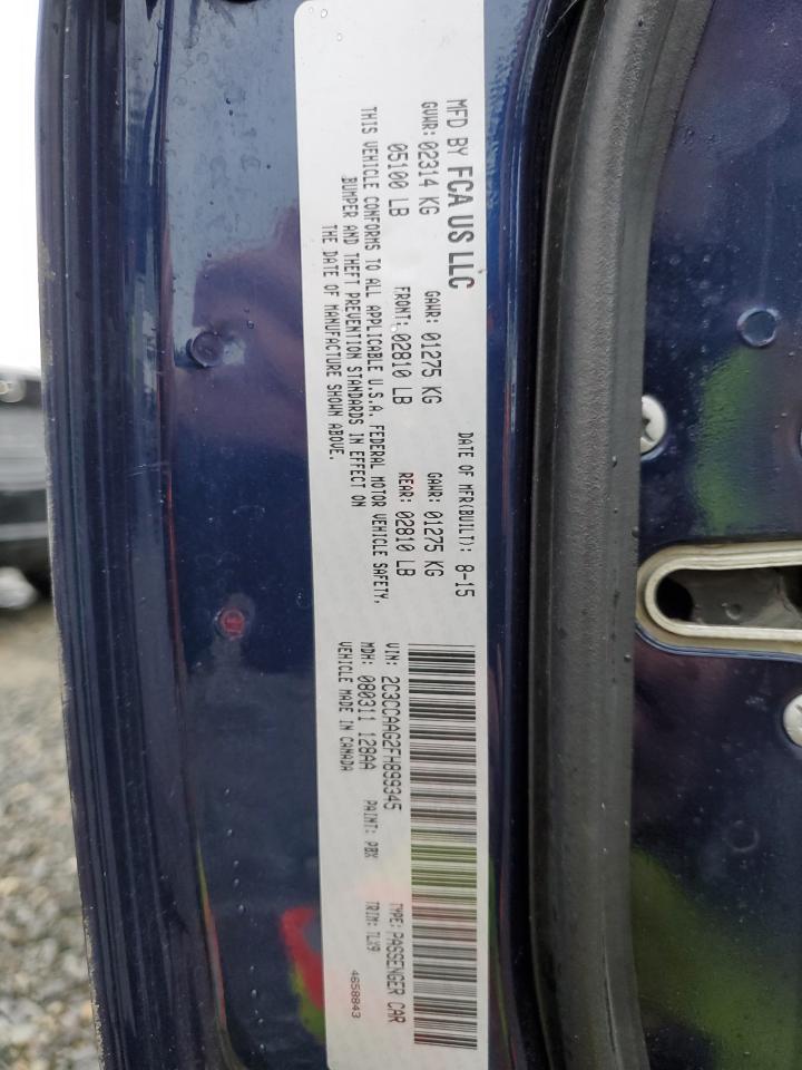 2015 CHRYSLER 300 LIMITE - 2C3CCAAG2FH899345