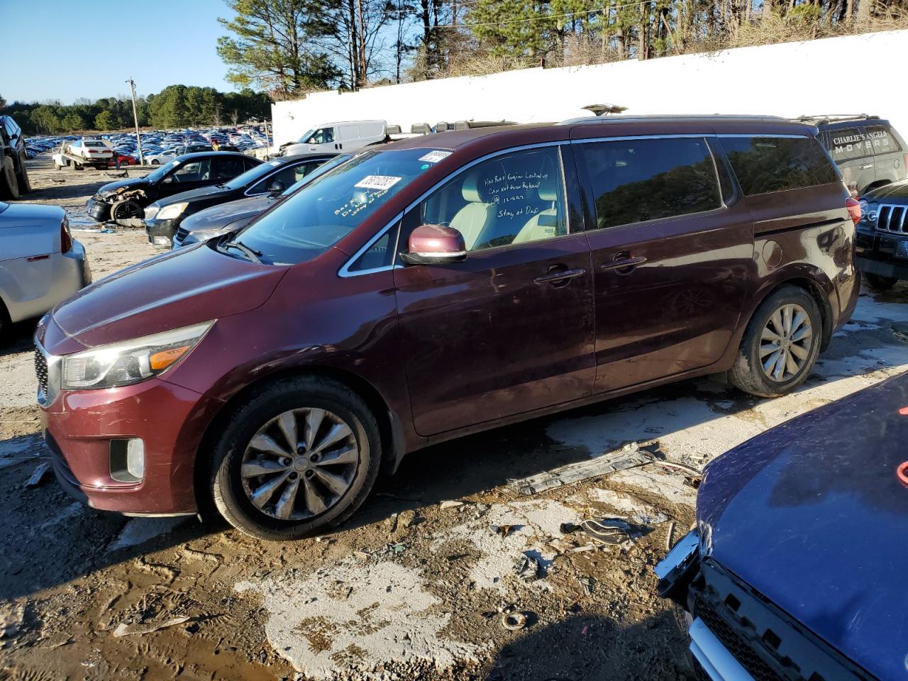 2015 KIA SEDONA EX - KNDMC5C1XF6045124