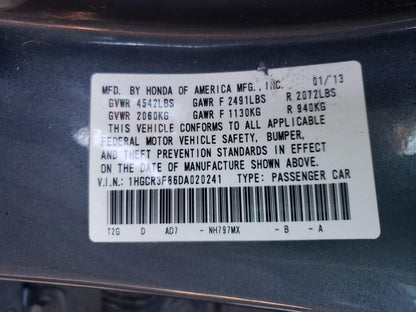 2013 HONDA ACCORD EXL - 1HGCR3F86DA020241