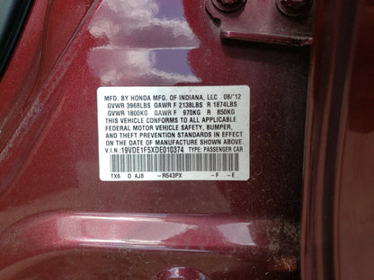 2013 ACURA ILX 20 PRE - 19VDE1F5XDE010374