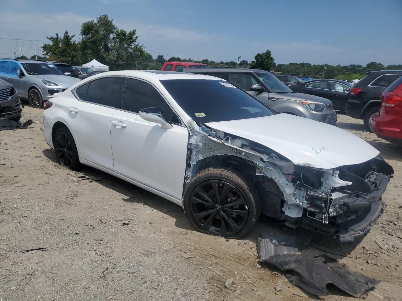 Lexus Es 350 F Sport 2024 White 3.5L vin: 58AJZ1B13RU160888