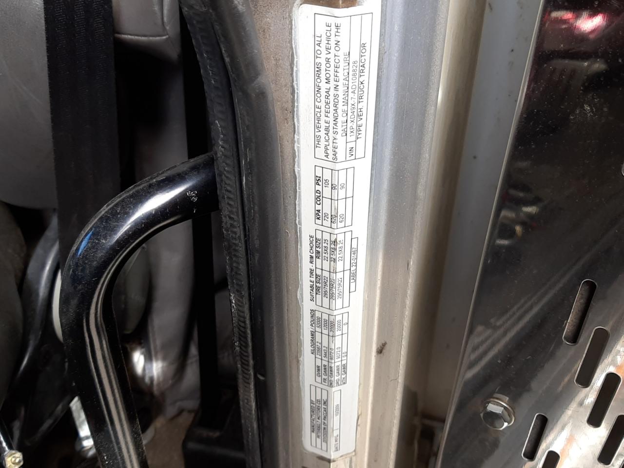 2010 PETERBILT 389 - 1XPXD49X7AD108828