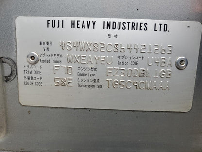 2006 SUBARU B9 TRIBECA - 4S4WX82C864421263