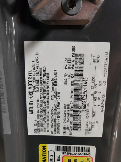 2018 FORD MUSTANG SH - 1FA6P8JZ2J5501645