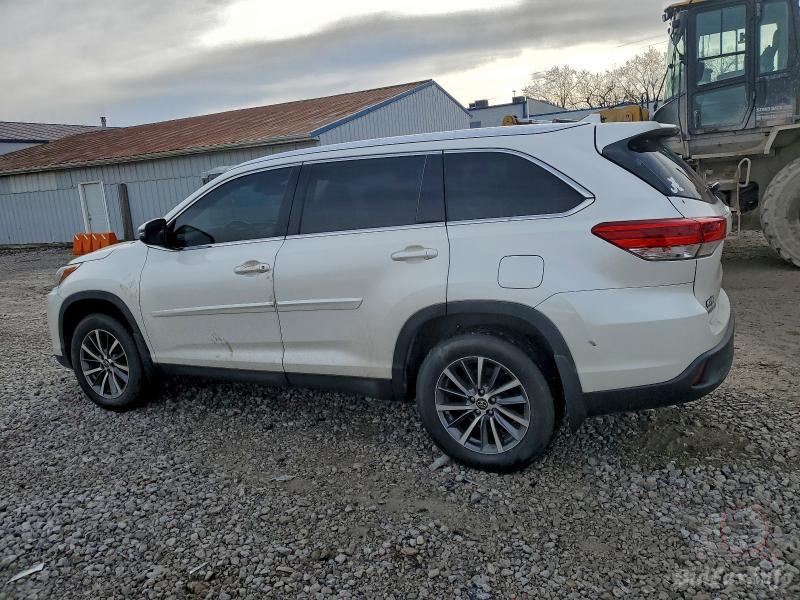 2019 Toyota Highlander | White | 3.5L V6 AWD | VIN: 5TDZARFH6KS056501