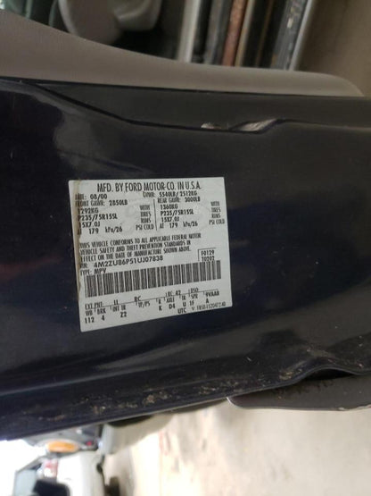 2001 MERCURY MOUNTAINEE - 4M2ZU86P51UJ07838