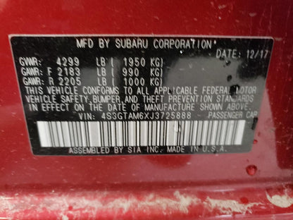 2018 SUBARU IMPREZA SP - 4S3GTAM6XJ3725888