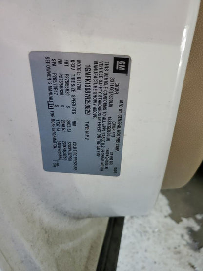 2007 CHEVROLET TAHOE K150 - 1GNFK13087R290829