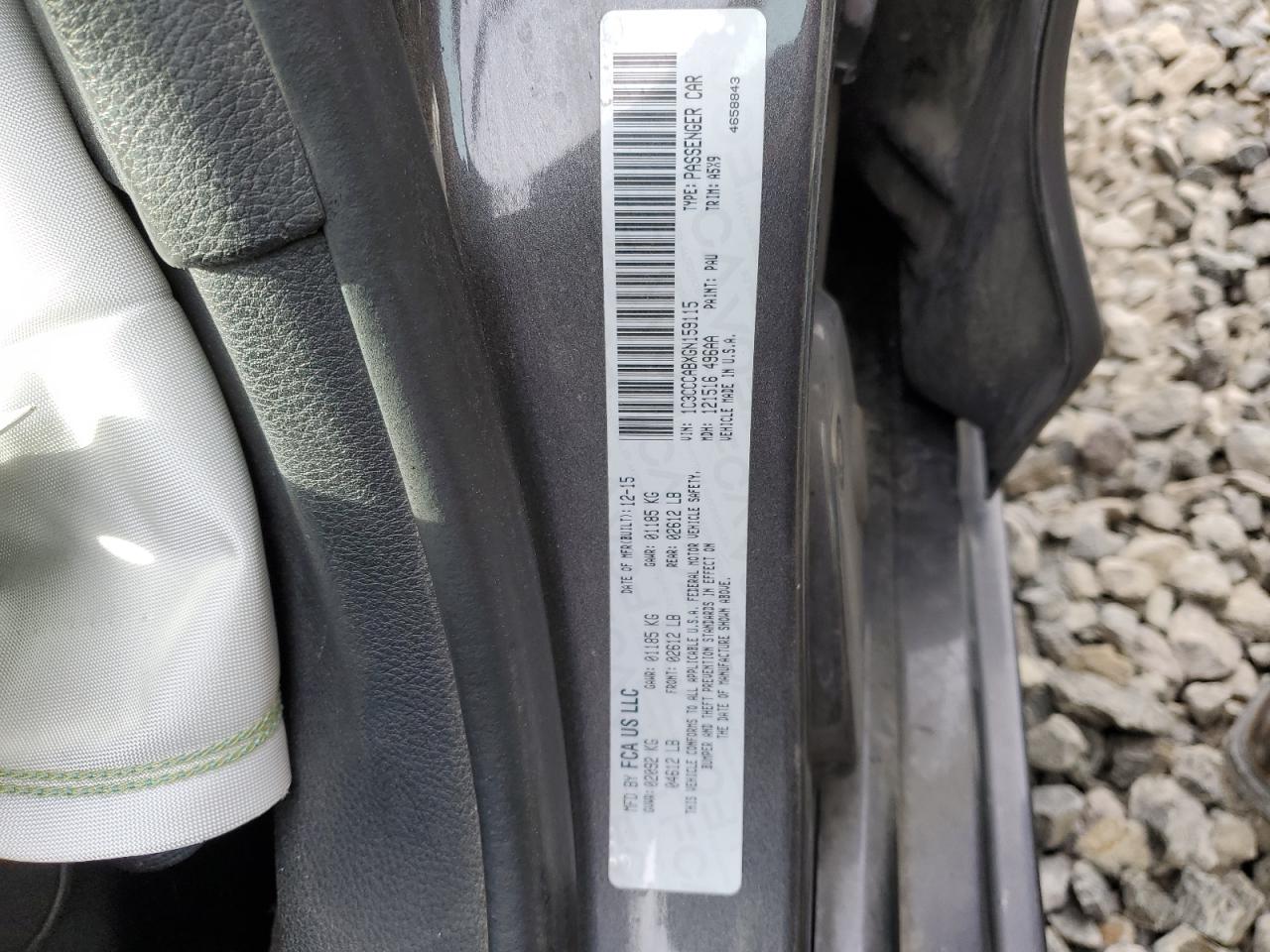 2016 CHRYSLER 200 LIMITE - 1C3CCCABXGN159115