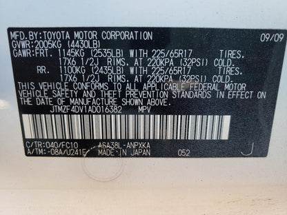 2010 TOYOTA RAV4 - JTMZF4DV1AD016382