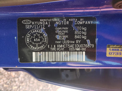 2013 HYUNDAI ACCENT GLS - KMHCT5AE1DU076879