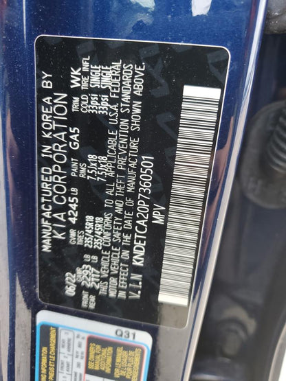 2023 KIA SELTOS SX - KNDETCA20P7360501