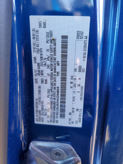 2017 FORD ESCAPE TIT - 1FMCU9J9XHUD94805