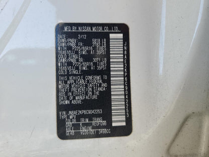 2012 NISSAN QUEST S - JN8AE2KP6C9042253