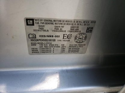 2014 CHEVROLET SILVERADO - 3GCUKPEH5EG166195