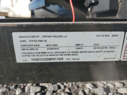 2021 STRICK 28X102 TRAILER - 7HXB1CG20MP011929