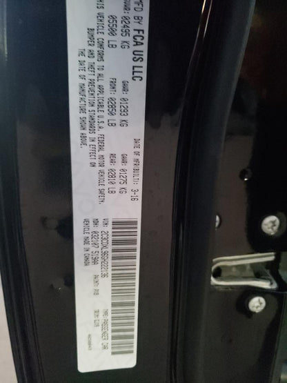 2016 DODGE CHARGER SR - 2C3CDXL96GH222136