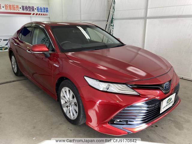 TOYOTA CAMRY 2016 HYBRID RED Chassis # AXVH701019191 – BidAutoCars