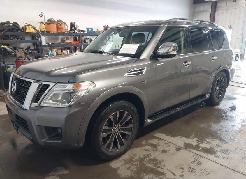 Nissan Armada Platinum 2019 Gray – 5.6L V8 4WD SUV | VIN: JN8AY2NC4K9581002