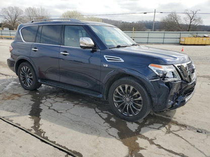 2018 Nissan Armada Platinium | Blue | 5.6L V8 AWD SUV | VIN: JN8AY2NC9JX502630