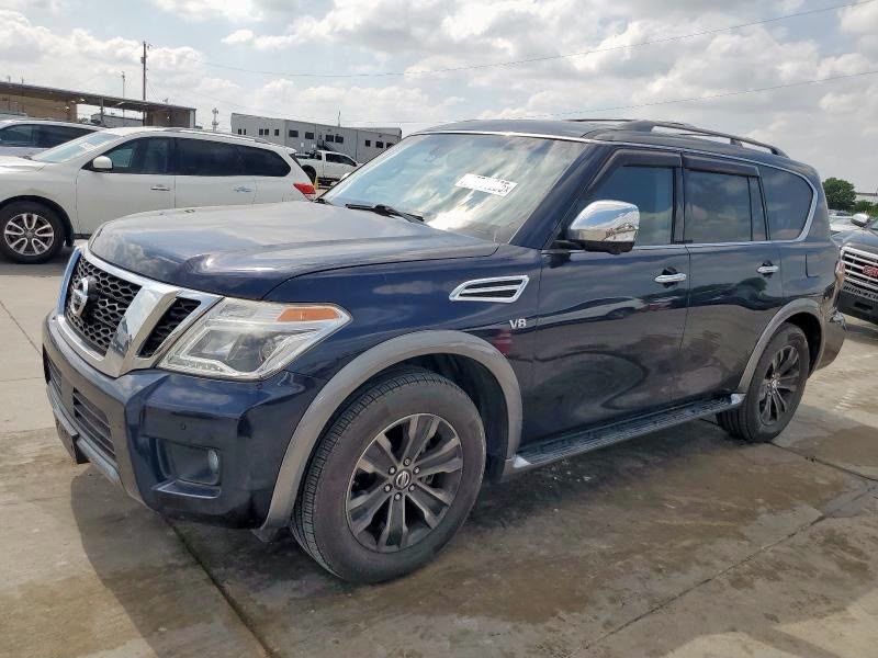 Nissan Armada Platinum 2020 Blue – 5.6L V8 AWD SUV | VIN: JN8AY2NCOL9617818