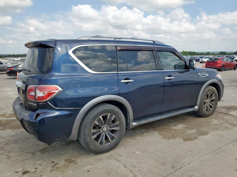 Nissan Armada Platinum 2020 Blue – 5.6L V8 AWD SUV | VIN: JN8AY2NCOL9617818