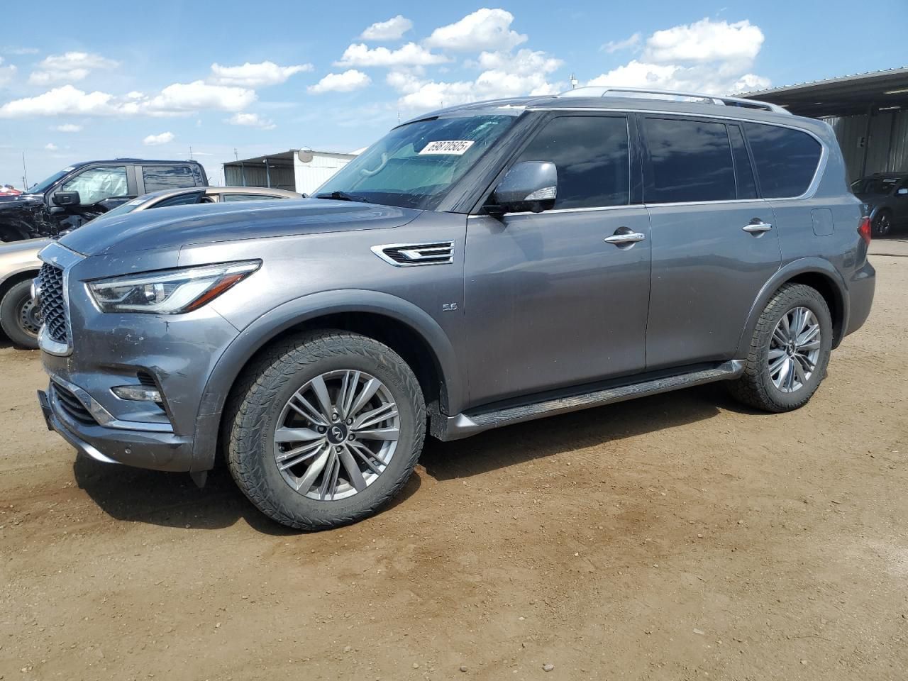 2019 INFINITI QX80 LUXE | Gray | 5.6L V8 4x4 | VIN: JN8AZ2NEXK9235972