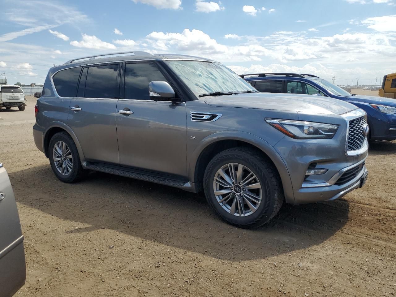 2019 INFINITI QX80 LUXE | Gray | 5.6L V8 4x4 | VIN: JN8AZ2NEXK9235972